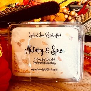 Nutmeg & Spice 3.75 oz Soy Wax Melts